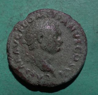 Tater Roman Imperial Ae As Coin Of Domitian Victoria Avgvst photo