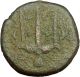 Syracuse Sicily 270bc King Hieron Ii Ancient Greek Coin Poseidon Trident I33663 Coins: Ancient photo 1
