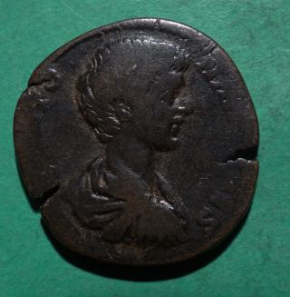 Tater Roman Imperial Ae Sestertius Coin Of Caracalla Spes photo
