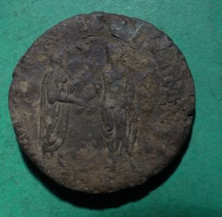 Tater Roman Provincial Ae39 Coin Of Marcus Aurelius Pontos With Lucius Verus photo
