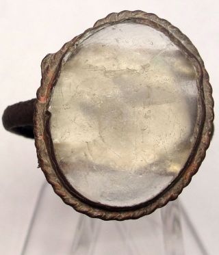 Preserved Roman Ladies Ring With Stone.  Ii - Iii Ad Very Rare Artifact photo