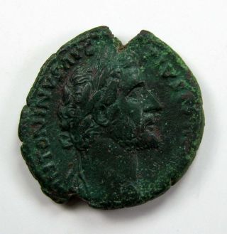 Antoninus Pius 138 - 161 Bronze As Rome 10.  55g/27mm Very Rare M - 720 photo