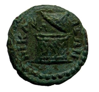 Nikopolis Ad Istrum - Septimius Severus Colonial BronzЕ Coin 2.  25g/15mm M - 452 photo