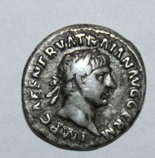 Trajan Silver Denarius photo