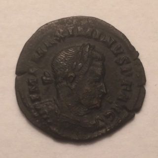 Maximinus Ii Daia Follis Genius photo