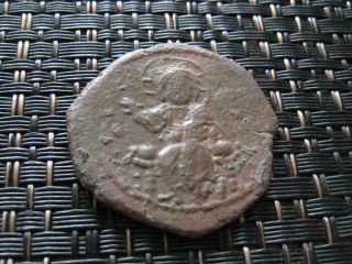 Constantine X Ducas 1059 - 1067 Ad Class F Anonymous Follis Ancient Byzantine Coin photo