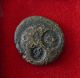 Ancient Greek Bronze Istros Thrace Hermes Herakles Countermarks Ae20 Coins: Ancient photo 1