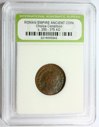 Slabbed Roman Empire Ancient Coin C.  250 - 375 A.  D.  Choice A075 photo