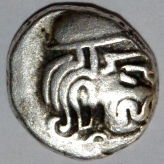 Ancient India 1200yr Old Valbhi Drachma Silver Coin Very Rare photo