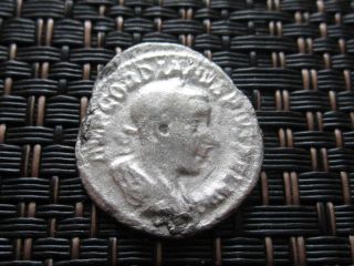 Silver Antoninianus Of Gordian Iii 238 - 244 Ad Ancient Roman Coin photo