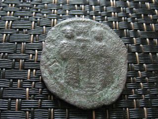 Constantine X & Eudocia 1059 - 1067 Ad Bronze Ae Follis Constantinople photo