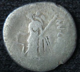 Cordius Rufus Silver Denarius 46 Bc Rome Authentic Ancient Roman Republic photo