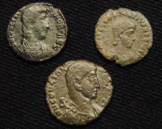 Roman Empire 3 Ae ' S Constantius Gallus Caesar Ad 351 - 4 Rv Fel Temp Reparatio photo