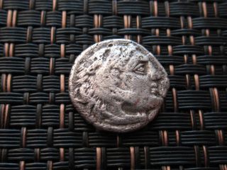 Alexander Iii The Great 336 - 323 Bc.  Silver Drachm Ancient Greek Coin / 3,  79gr photo