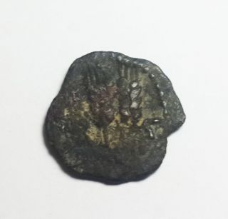 Ancient Bronze Pruta - Judaea.  Agrippa I.  37 - 44 Ad - photo