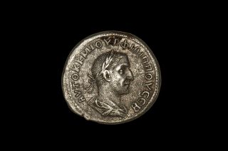 Ancient Roman Silver Tetradrachm Coin Of Emperor Philip I The Arab - 244 Ad photo