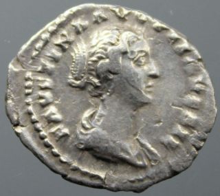 Faustina Ii Junior,  Wife Of Marc Aurel,  Concordia,  Silver,  Denarius,  147 - 150 A.  D photo
