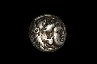 Ancient Greek Silver Tetradrachm Coin Of Philip Iii Arrhidaeus - 323 Bc photo