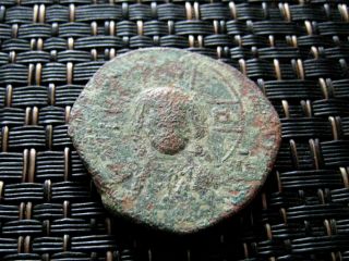 Constantine X 1059 - 1067 Ad Class E Anonymous Follis Ancient Byzantine Coin photo