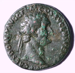 Ancient Roman Imperial Coin Of Domitian 81 - 96 Ad Rome photo