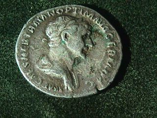 Trajan Imperial Roman Denarius: Parthian Campaign 112 - 17ad: Ric 334 photo