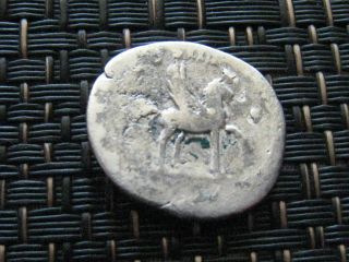Silver Denarius Domitian As Caesar 69 - 81 Ad Rome Pegasus photo