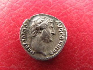 Hadrian Ar Denarius 117 - 138 Ad Moneta photo