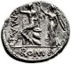Roman Republic C.  Malleolus,  A.  Albinus & L.  C.  Metellus Denarius 96 B.  C.  S 220 Coins: Ancient photo 3
