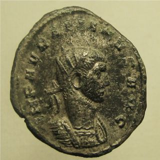 Silver - Washed Aurelian Antoninianus 272 - 274 Ad.  Ungraded,  Uncertified photo