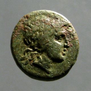 Macedonia Under Philip V & Perseus Bronze Ae21_apollo & Tripod photo