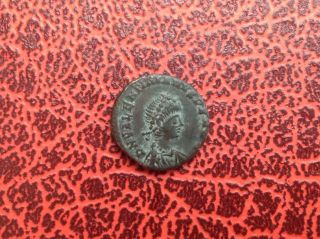 Valentinian Ii 338 - 393 Ad.  Ae4,  Victory, photo