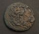 Ancient Greek Bronze Coin: Akarnania.  The Oiniada : Head River - God Achelӧos Coins: Ancient photo 1