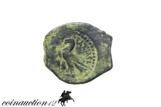 Undefined Ancient Greek Ptolemy Coin Ae 17 photo