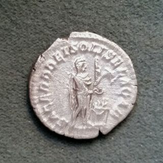 Very Rare Denarius Of Elagabalus Ancient Roman Silver Coin - 2,  51g; 19mm photo