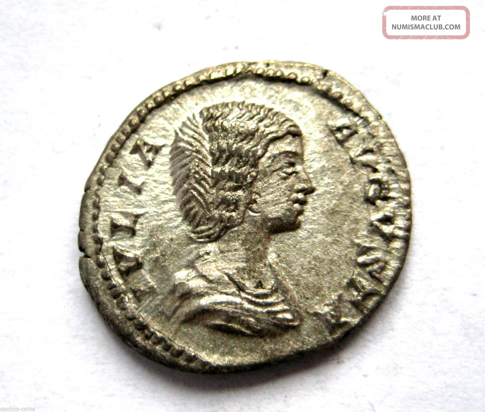 C. 185 A. D British Found Julia Domna Roman Period Imperial Silver