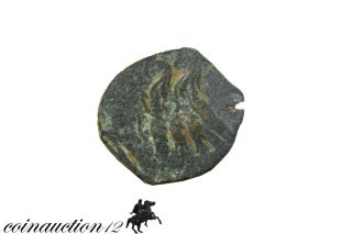 Undefined Ancient Greek Ptolemy Coin Ae 18 photo