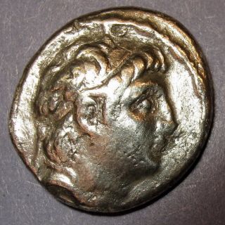 Ancient Greek Hellenistic Seleucid Antiochus Vii Euergetes 138 Bc Silver Drachm photo