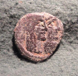 Aretas Iv Of Nabatea Ancient Coin - Time Of Jesus - 9 B.  C.  - 40 A.  D.  Petra photo