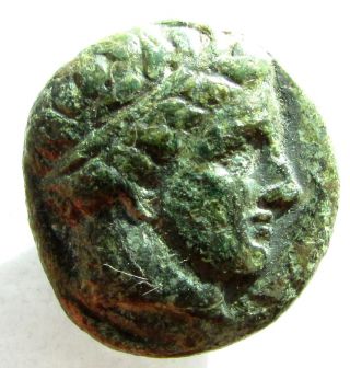 Ancient Greek Bronze Coin Of Philip Ii - Kingdom Of Macedon - E50 photo