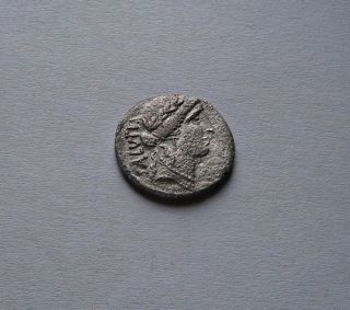 Republican Rome Silver Vf,  Denarius Man Acilius Glabrio Salus 49 B.  C Authentic photo