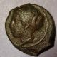 Sicily Syracuse Dionysios I Æ Litra 405bc Dolphin Leaping Scallop Coins: Ancient photo 1