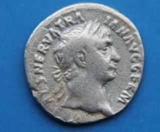 Ancient Roman Silver Imperial Denarius Coin 14 photo
