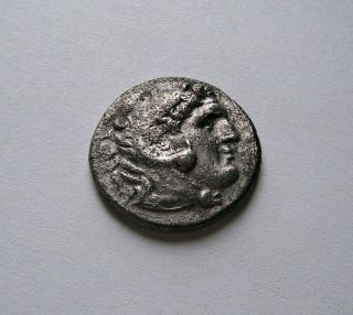 Ancient Greece Xf Silver Tetradrachm Heracles & Zeus Uncertain Authentic R photo