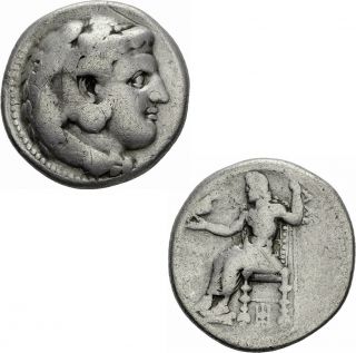 Alexander Iii Macedon Tetradrachm Babylon 325 - 323 Lifetime Issue Price 3624 photo