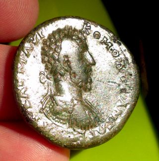 Commodus Sestertius Details & Quality Hercules With Club & Lion Skin photo