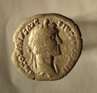 Antique Coin Denarius Antoninus Pius 138 To 161 Ad.  Roman Empire. photo