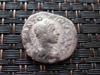 Silver Denarius Of Elagabalus 218 - 222 Ad Ancient Roman Coin photo