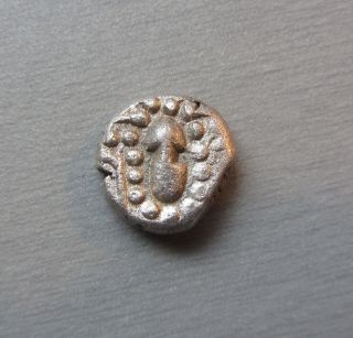 India - Ancient - Sassanian Vaghelas - Silver Paisa - 1210 - 1300 Ad photo