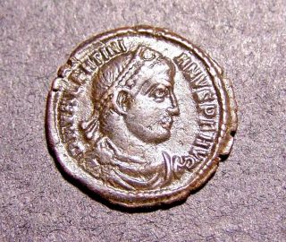 Valentinian I The Great,  Emperor Drags Prisoner Led By Chi - Rho Christogram photo