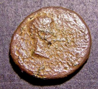 Augustus Caesar & Rhoemetalkes I W/ Queen 1st Cent.  Bulgaria,  Imperial Romancoin photo